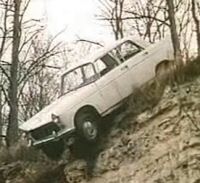 car falling down